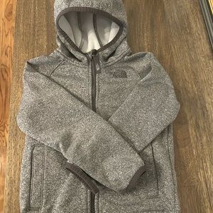 The North Face full zip hooded jacket (4T)
